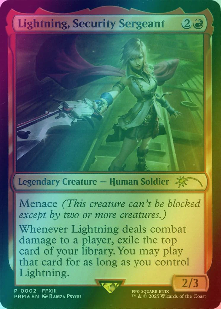 Lightning, Security Sergeant [2025-12] [Media and Collaboration Promos] [Foil]