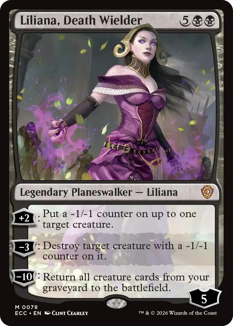 Liliana, Death Wielder [78] [Lorwyn Eclipsed: Commander] [Non-Foil]
