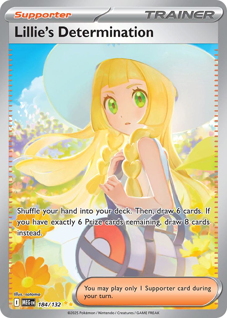 Lillie's Determination - 184/132 - Special Illustration Rare [me01-184] [Ultra]