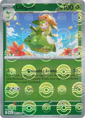 Lilligant - Poké Ball Pattern - 007/086 - Uncommon [sv105b-007] [Reverse Holo]