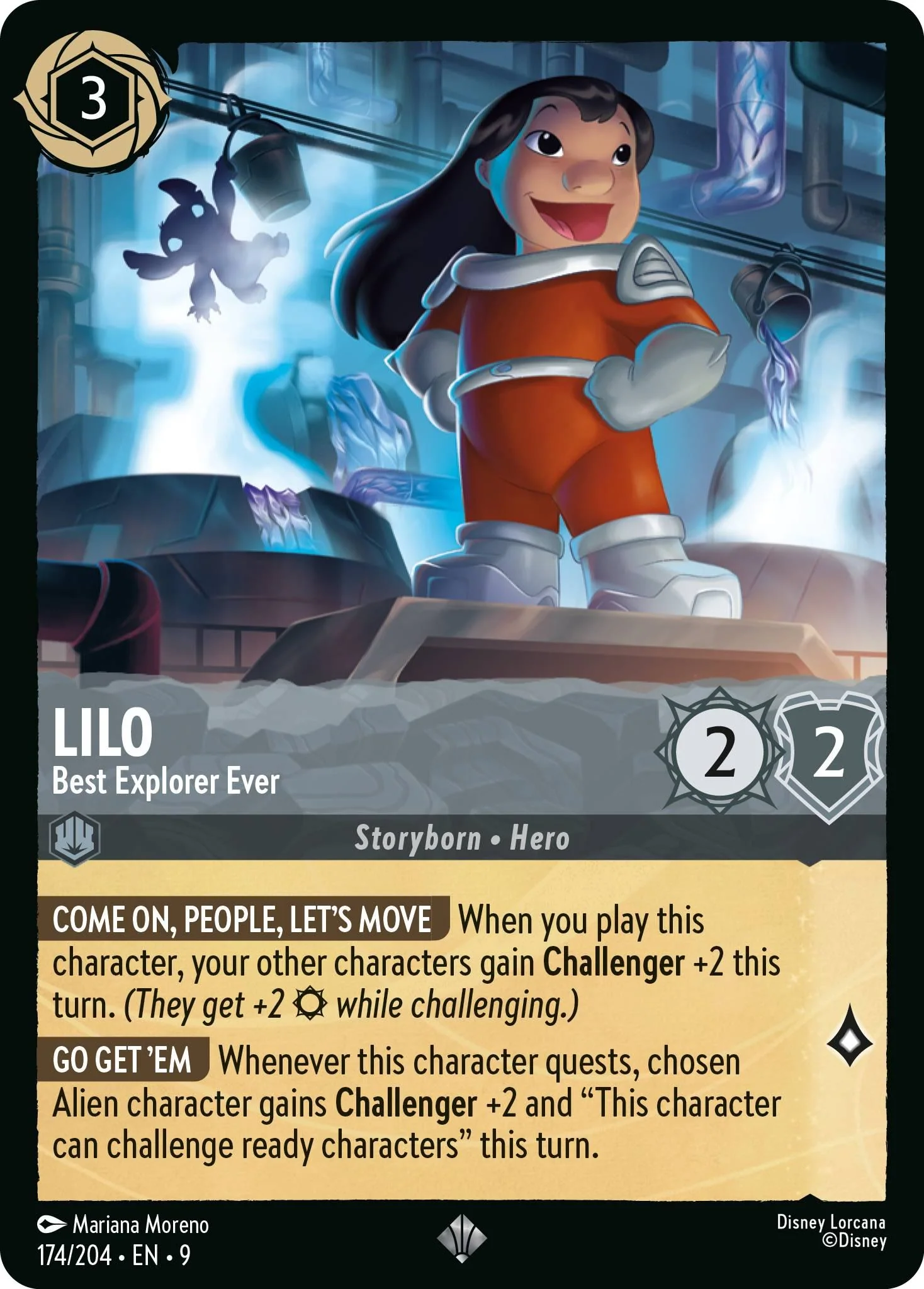 Lilo - Best Explorer Ever - 174/204 [Fabled] [Non-Foil]