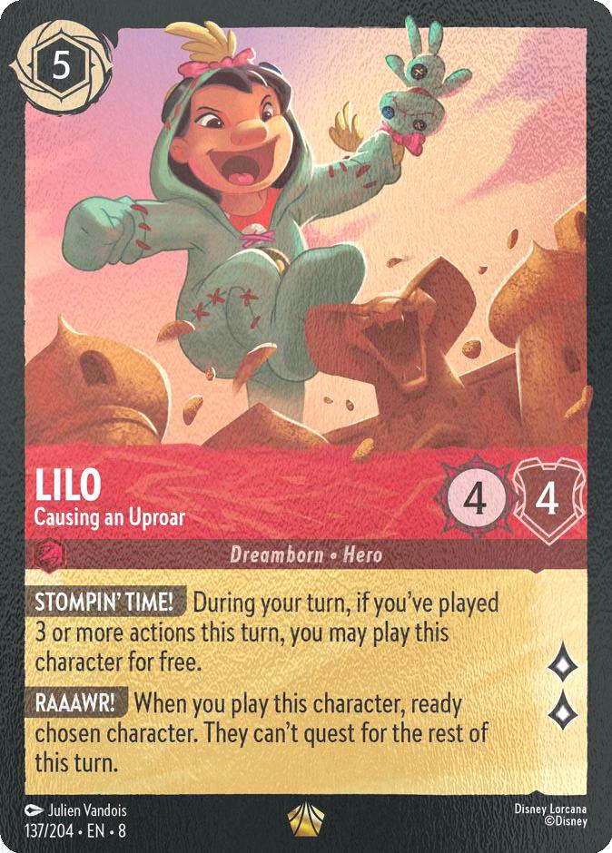 Lilo - Causing an Uproar - 137/204 [Reign of Jafar] [Cold Foil]
