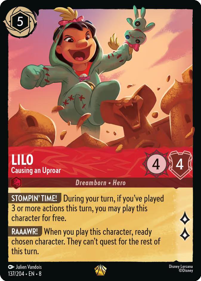 Lilo - Causing an Uproar - 137/204 [Reign of Jafar] [Non-Foil]