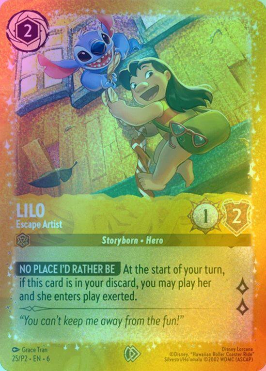 Lilo - Escape Artist - 25/P2 [Disney Lorcana Promo Cards] [Holofoil]