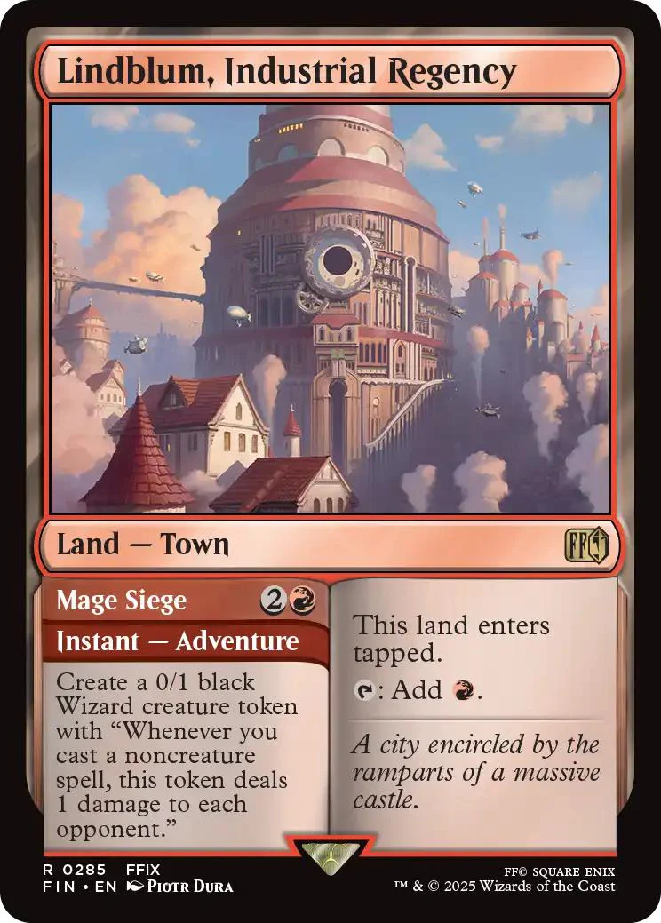 Lindblum, Industrial Regency // Mage Siege [285] [FINAL FANTASY] [Non-Foil]