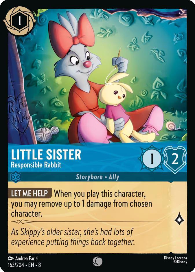 Little Sister - Responsible Rabbit - 163/204 [Reign of Jafar] [Non-Foil]