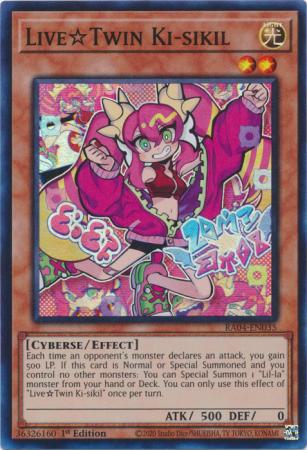 Live☆Twin Ki-sikil - RA04-EN035 - Super Rare - 1st Edition