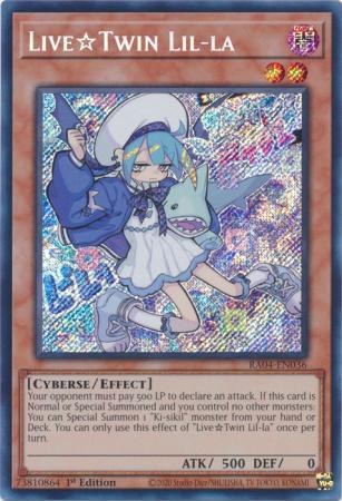 Live☆Twin Lil-la - RA04-EN036 - Secret Rare - 1st Edition