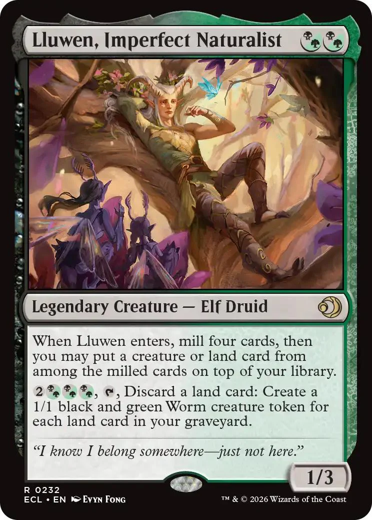 Lluwen, Imperfect Naturalist [232] [Lorwyn Eclipsed] [Non-Foil]