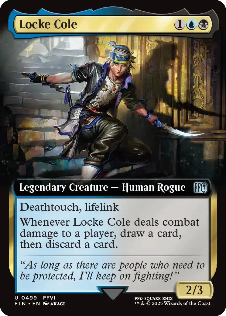 Locke Cole [499] [Extended Art] [FINAL FANTASY] [Non-Foil]