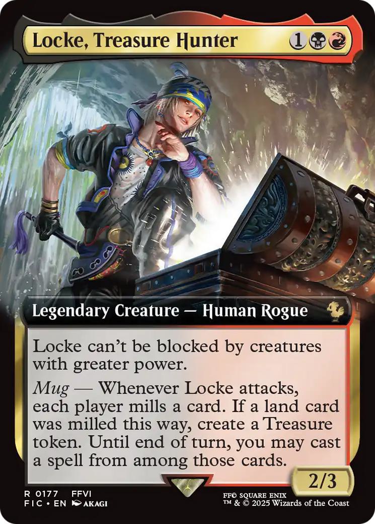 Locke, Treasure Hunter [177] [Extended Art] [FINAL FANTASY: Commander] [Non-Foil]