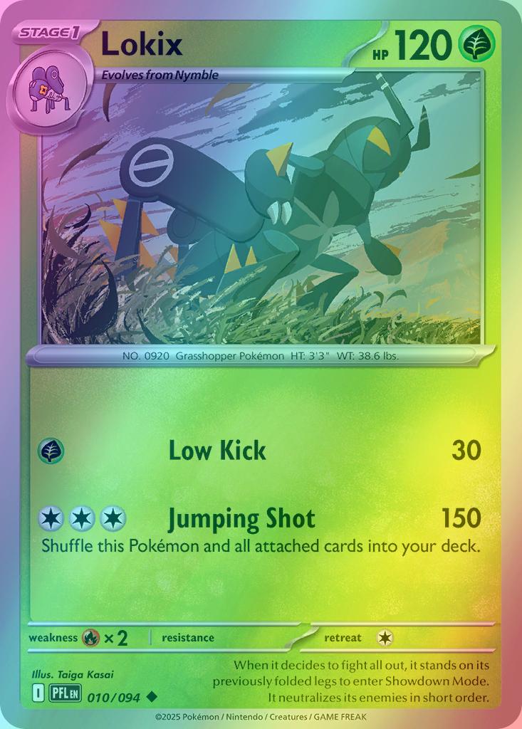 Lokix - 010/094 - Uncommon [me02-010] [Reverse Holo]