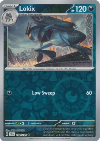 Lokix - 100/159 - Uncommon [sv09-100] [Reverse Holo]