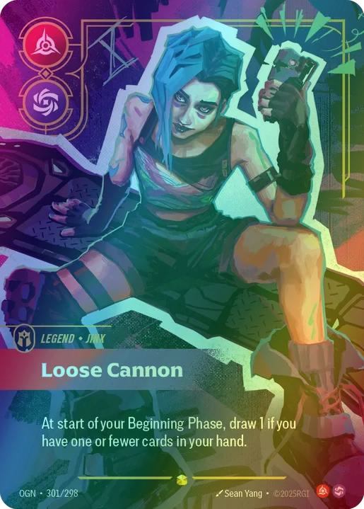 Loose Cannon (Jinx) (Overnumbered) - 301/298 [Origins] [Foil]