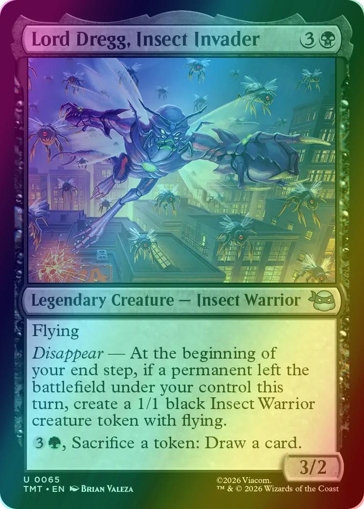 Lord Dregg, Insect Invader [65] [Teenage Mutant Ninja Turtles] [Foil]