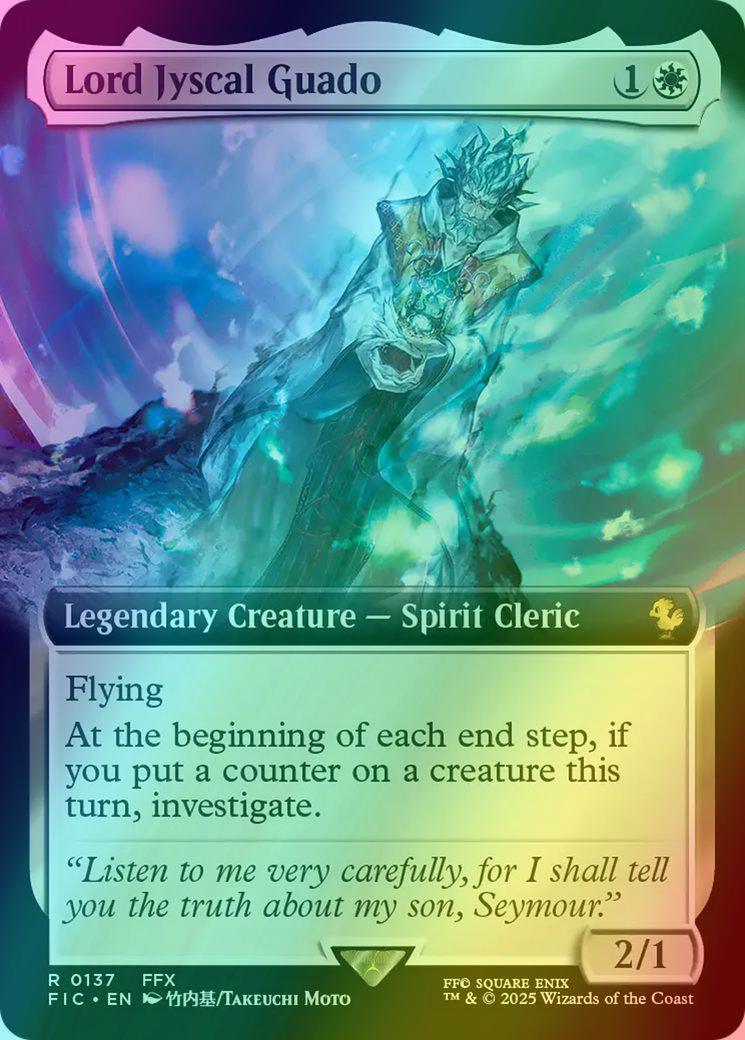 Lord Jyscal Guado [137] [Extended Art] [FINAL FANTASY: Commander] [Foil]