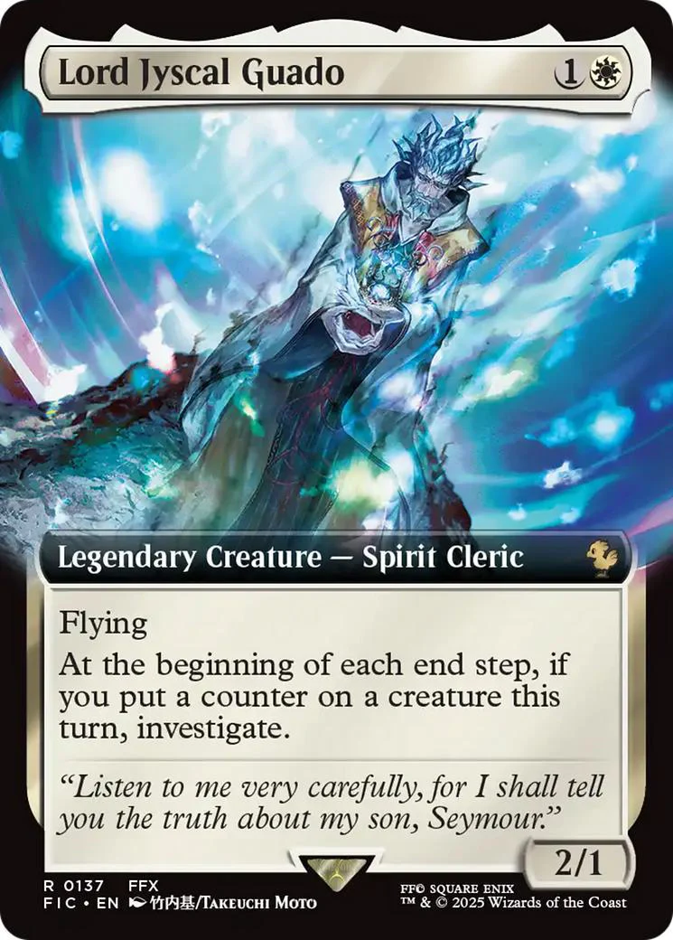 Lord Jyscal Guado [137] [Extended Art] [FINAL FANTASY: Commander] [Non-Foil]