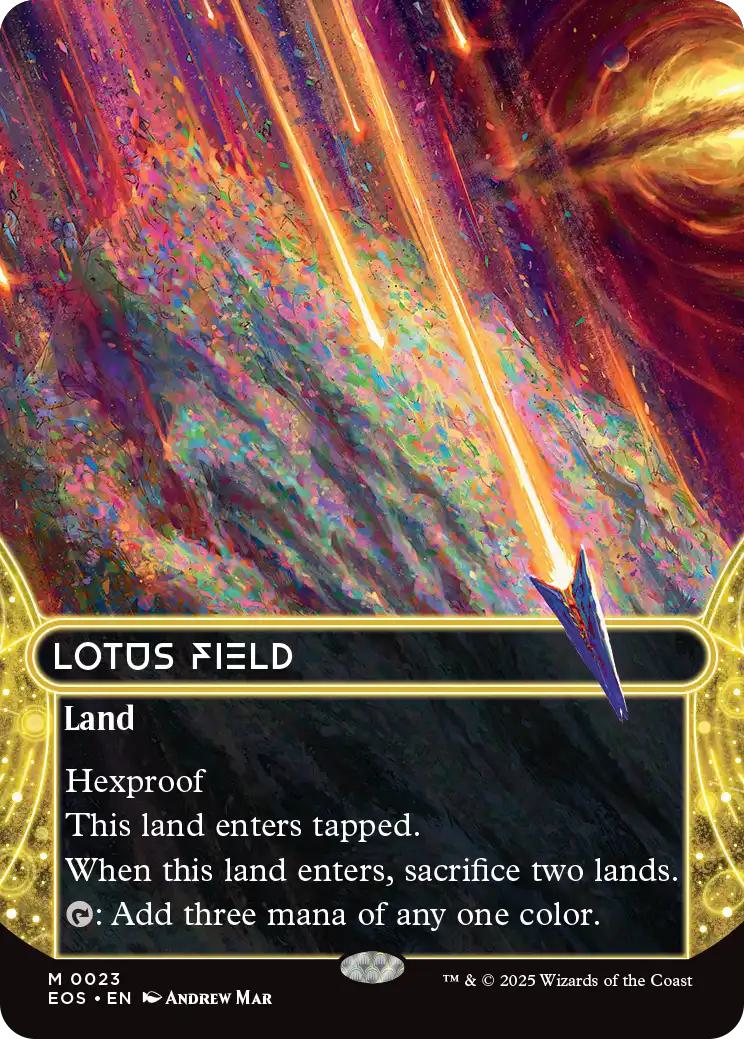 Lotus Field [23] [Borderless] [Edge of Eternities: Stellar Sights] [Non-Foil]