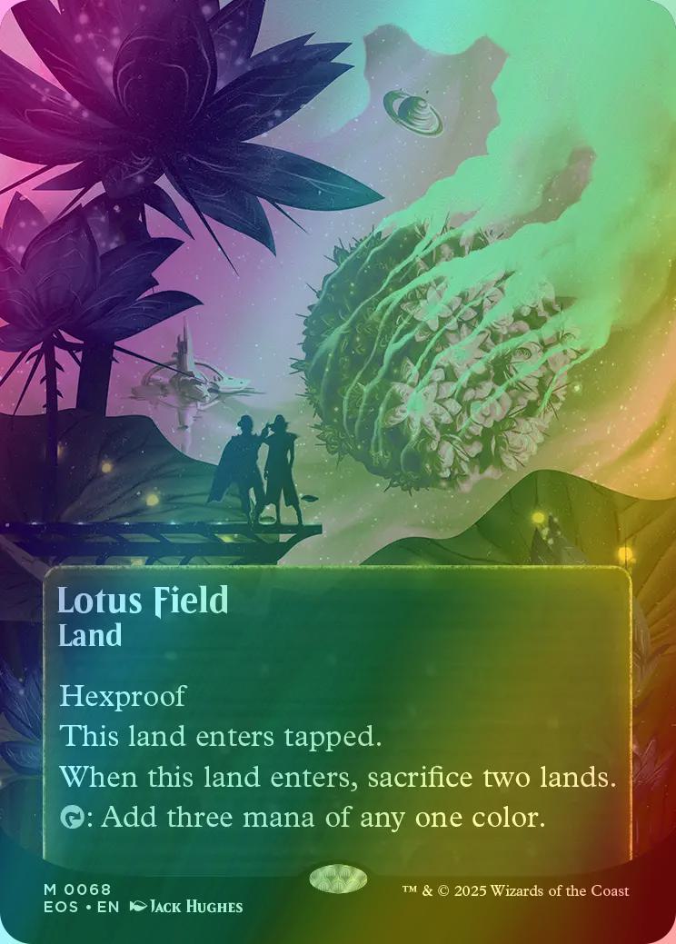 Lotus Field [68] [Borderless] [Poster] [Edge of Eternities: Stellar Sights] [Foil]