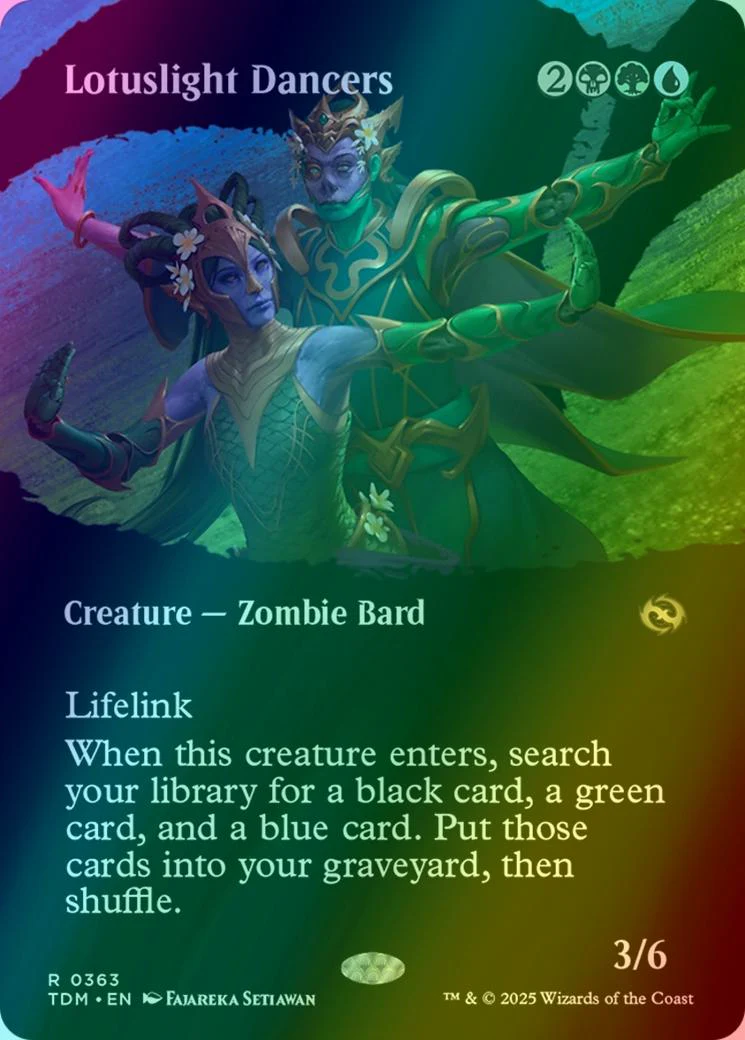 Lotuslight Dancers [363] [Borderless] [Clan] [Tarkir: Dragonstorm] [Foil]