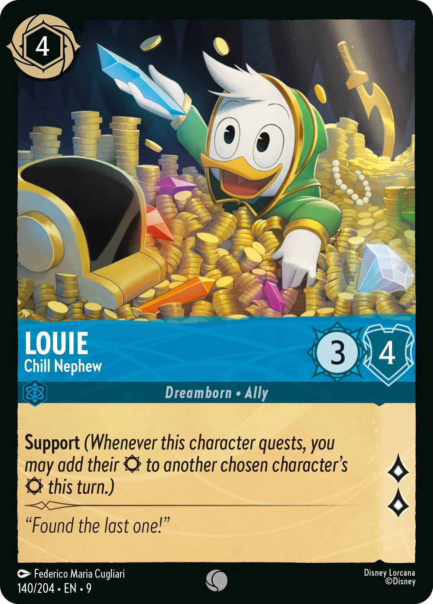 Louie - Chill Nephew - 140/204 [Fabled] [Non-Foil]