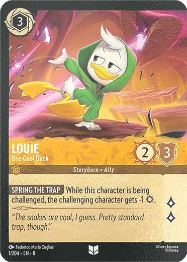 Louie - One Cool Duck - 1/204 [Reign of Jafar] [Cold Foil]