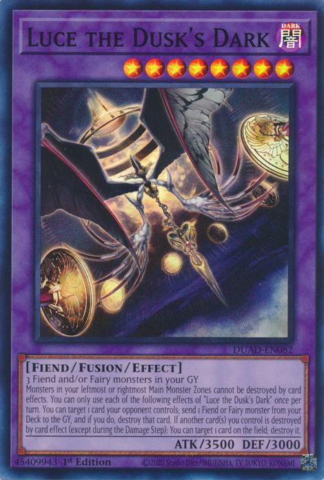Luce the Dusk's Dark - DUAD-EN082 - Super Rare - 1st Edition