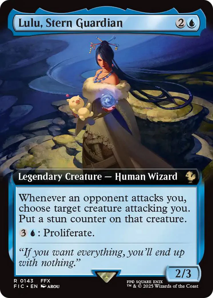Lulu, Stern Guardian [143] [Extended Art] [FINAL FANTASY: Commander] [Non-Foil]