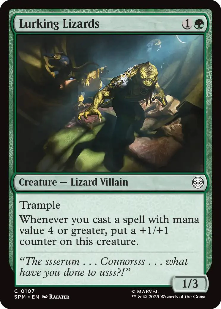 Lurking Lizards [107] [Marvel's Spider-Man] [Non-Foil]
