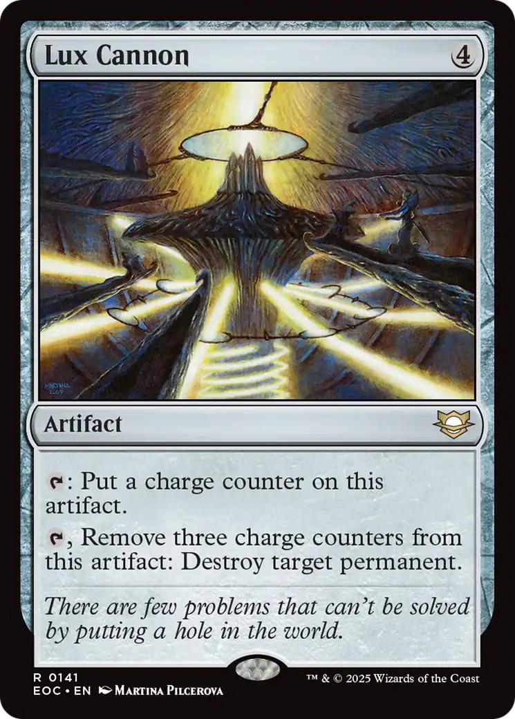 Lux Cannon [141] [Edge of Eternities: Commander] [Non-Foil]