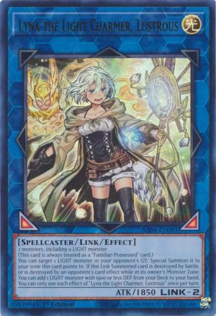 Lyna the Light Charmer, Lustrous - RA04-EN081 - Ultra Rare - 1st Edition