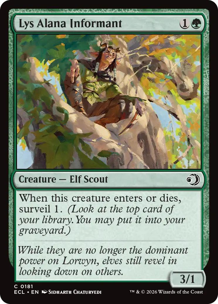 Lys Alana Informant [181] [Lorwyn Eclipsed] [Non-Foil]
