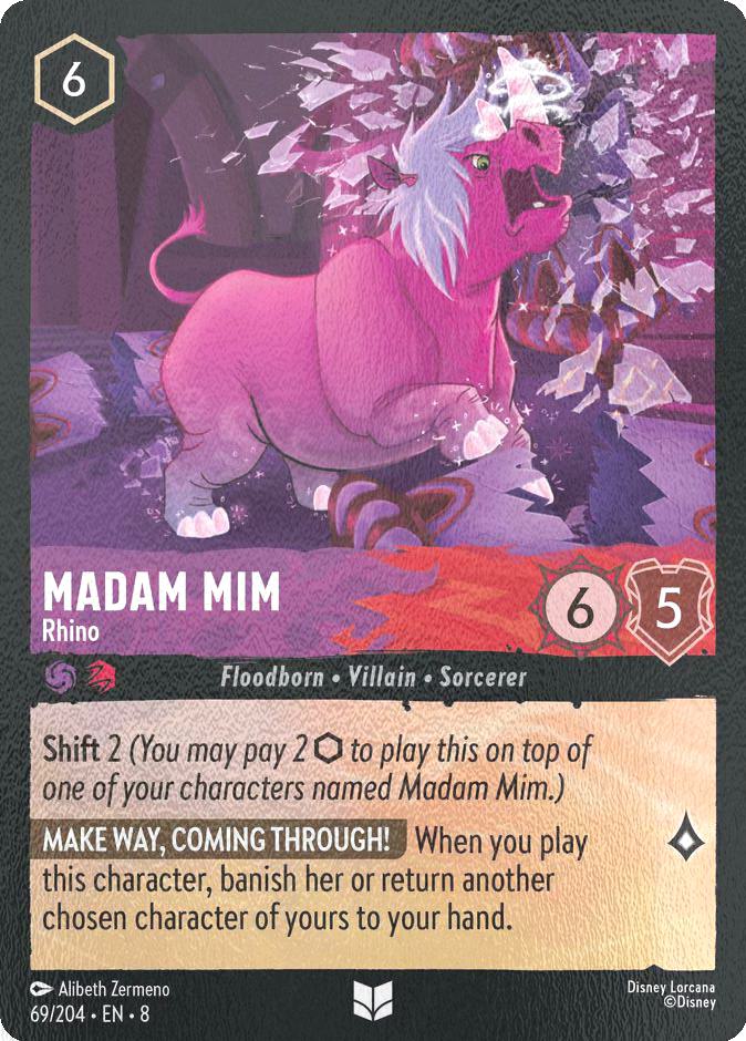 Madam Mim - Rhino - 69/204 [Reign of Jafar] [Cold Foil]