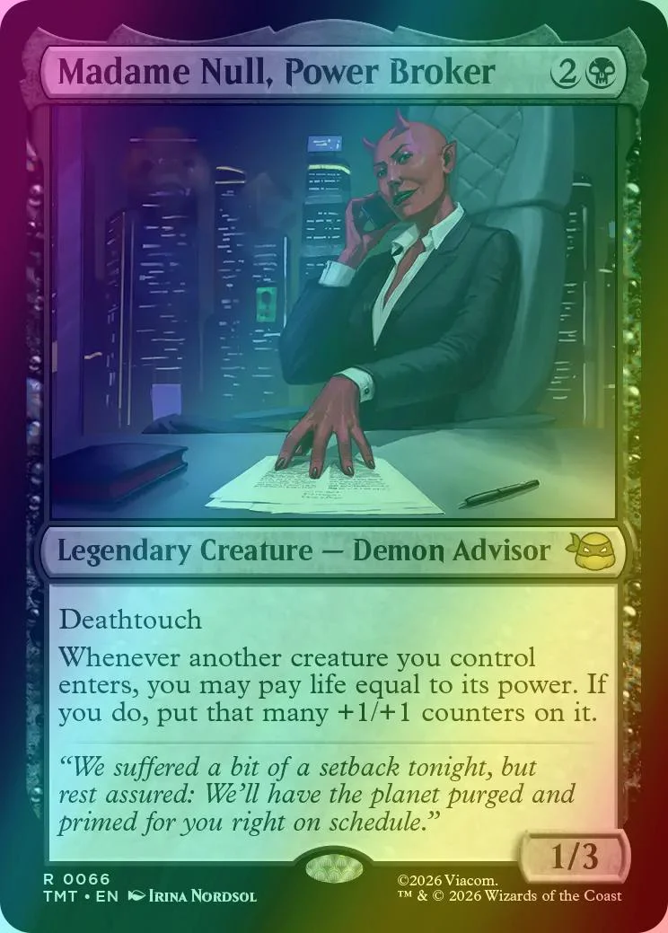 Madame Null, Power Broker [66] [Teenage Mutant Ninja Turtles] [Foil]