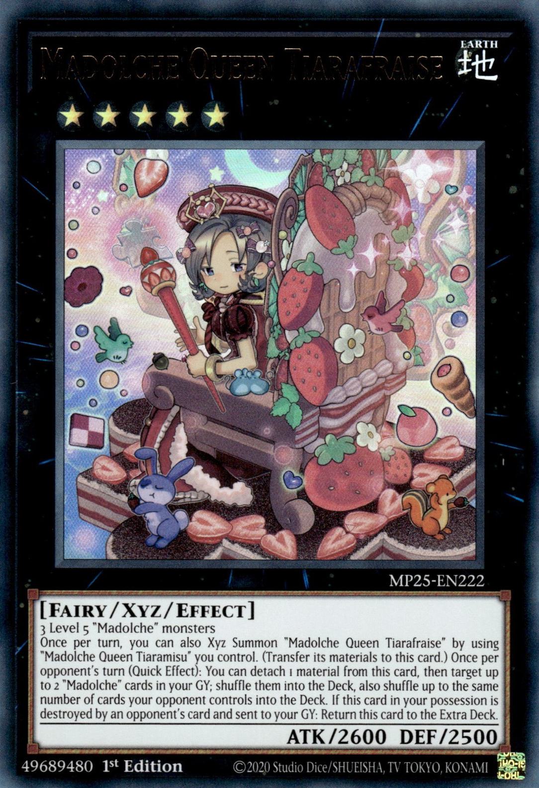 Madolche Queen Tiarafraise - MP25-EN222 - Ultra Rare - 1st Edition