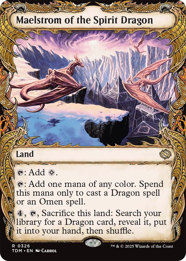 Maelstrom of the Spirit Dragon [326] [Draconic Frame Showcase] [Tarkir: Dragonstorm] [Non-Foil]