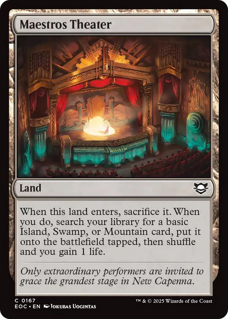 Maestros Theater [167] [Edge of Eternities: Commander] [Non-Foil]