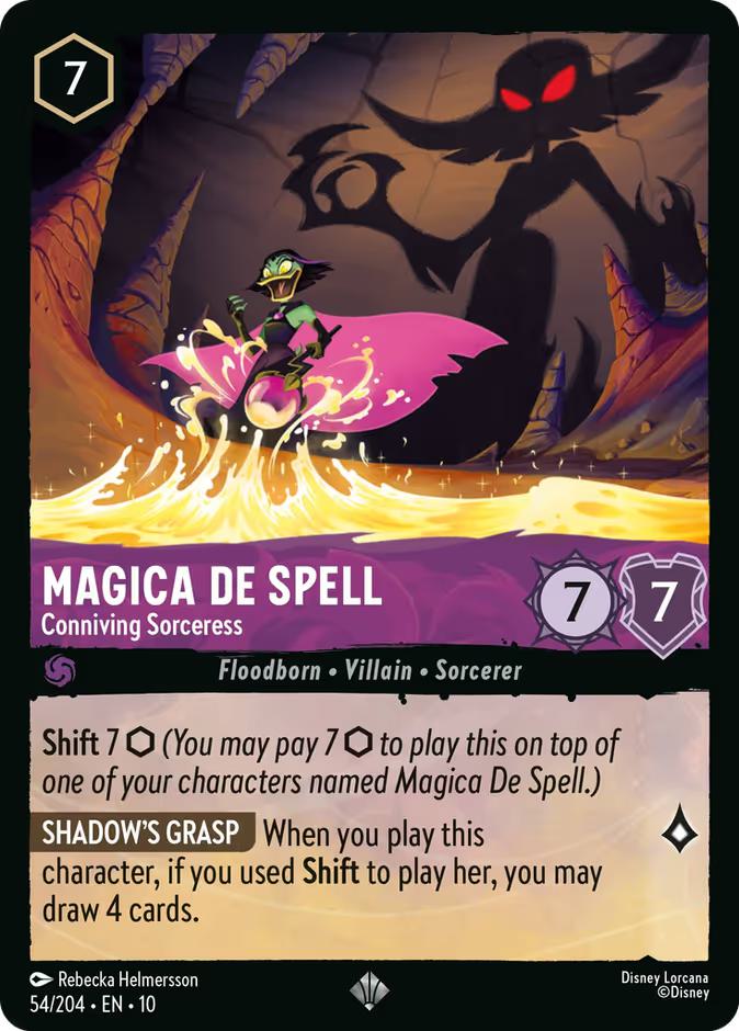 Magica De Spell - Conniving Sorceress - 54/204 [Whispers in the Well] [Non-Foil]