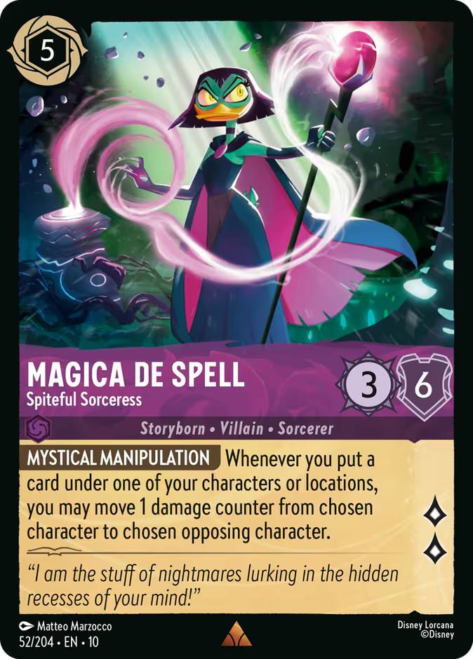 Magica De Spell - Spiteful Sorceress - 52/204 [Whispers in the Well] [Non-Foil]
