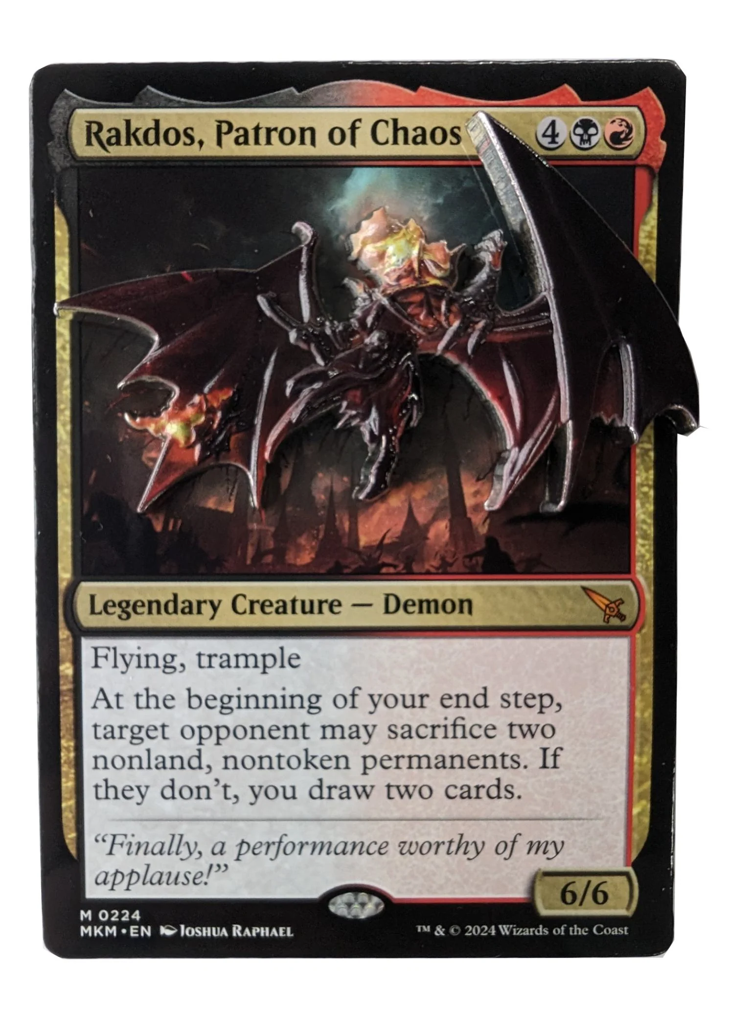 MagicCon Chicago 2024 Pin - Rakdos, Patron of Chaos