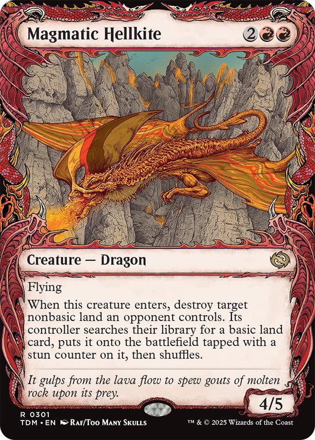 Magmatic Hellkite [301] [Draconic Frame Showcase] [Tarkir: Dragonstorm] [Non-Foil]