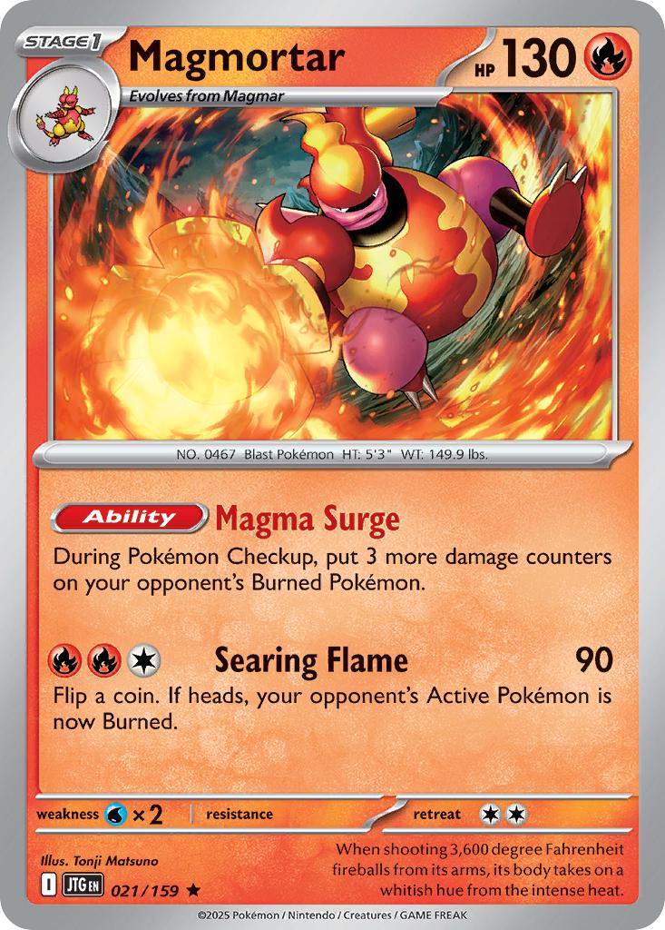 Magmortar - 021/159 - Rare [sv09-021] [Holo]