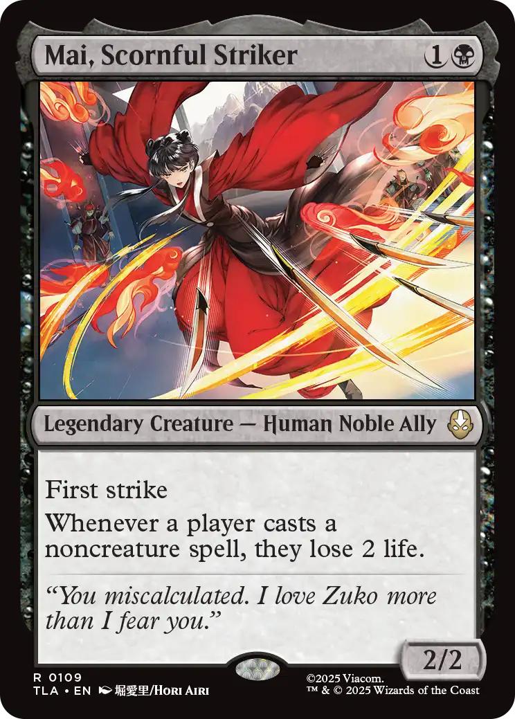 Mai, Scornful Striker [109] [Avatar: The Last Airbender] [Non-Foil]