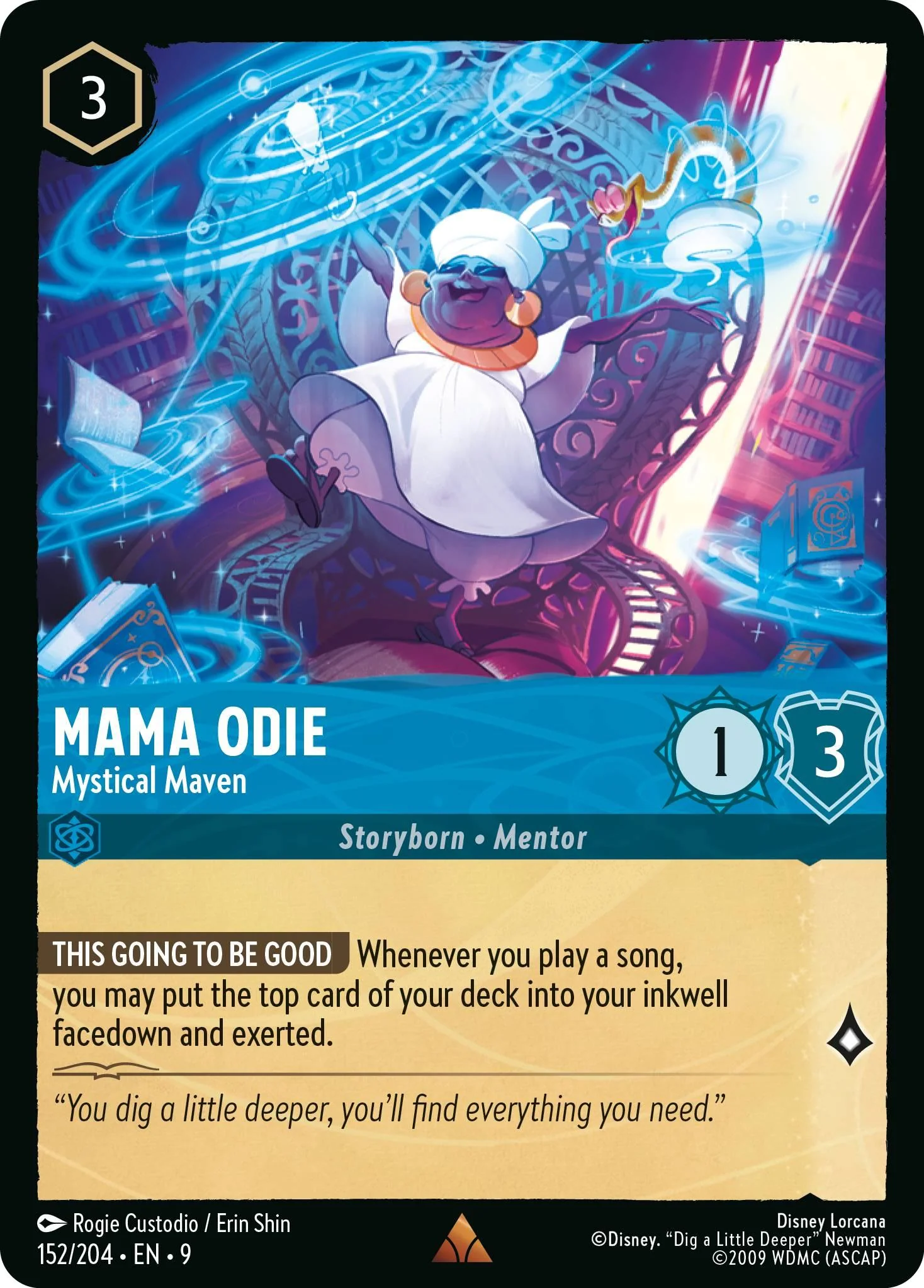 Mama Odie - Mystical Maven - 152/204 [Fabled] [Non-Foil]