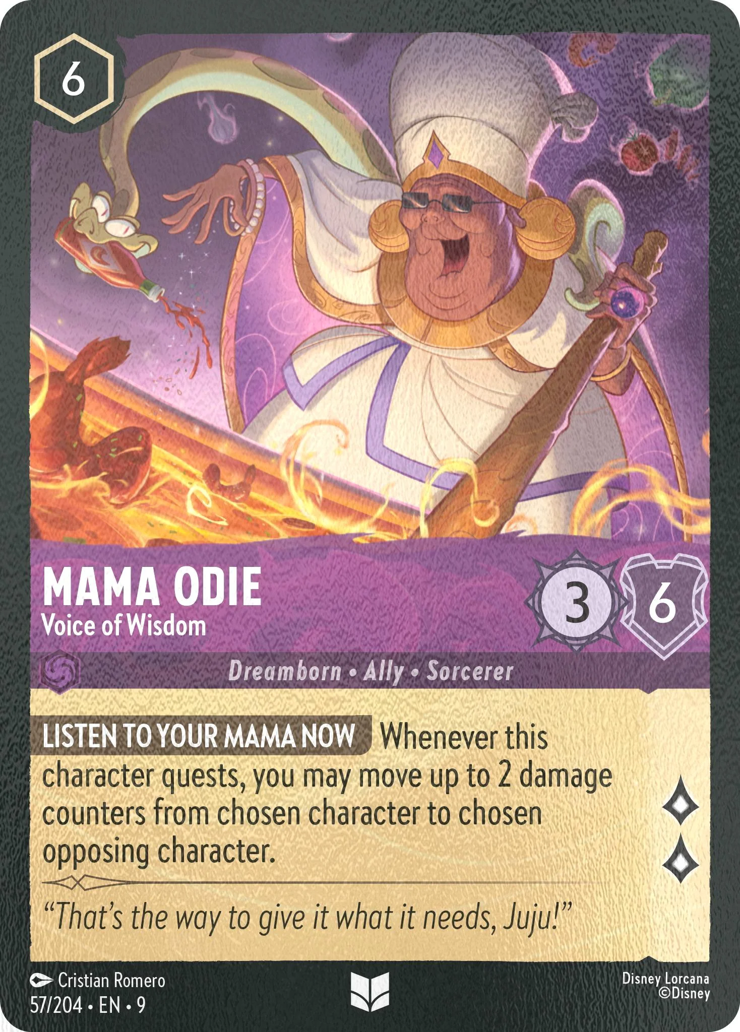 Mama Odie - Voice of Wisdom - 57/204 [Fabled] [Cold Foil]