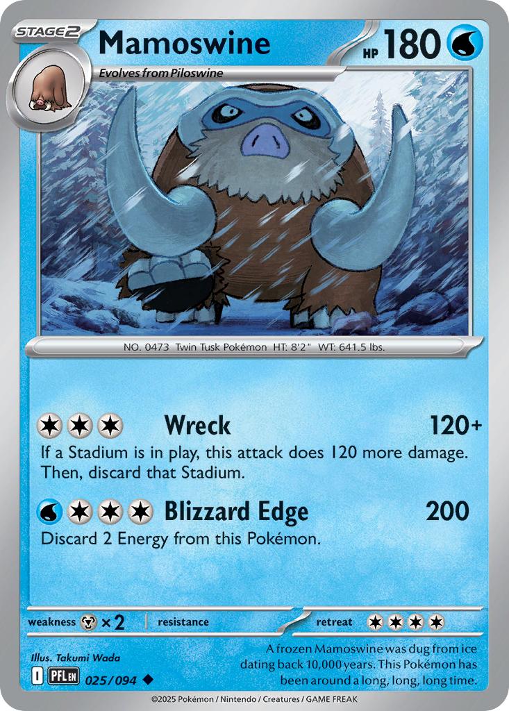 Mamoswine - 025/094 - Uncommon [me02-025] [Non-Holo]