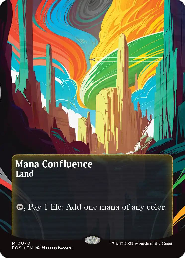 Mana Confluence [70] [Borderless] [Poster] [Edge of Eternities: Stellar Sights] [Non-Foil]