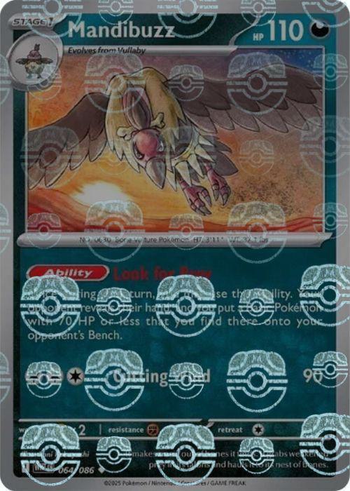 Mandibuzz - Master Ball Pattern - 064/086 - Uncommon [sv105w-064] [Reverse Holo]