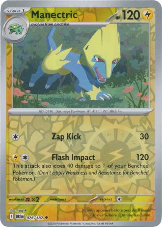 Manectric - 076/182 - Uncommon [sv10-076] [Reverse Holo]