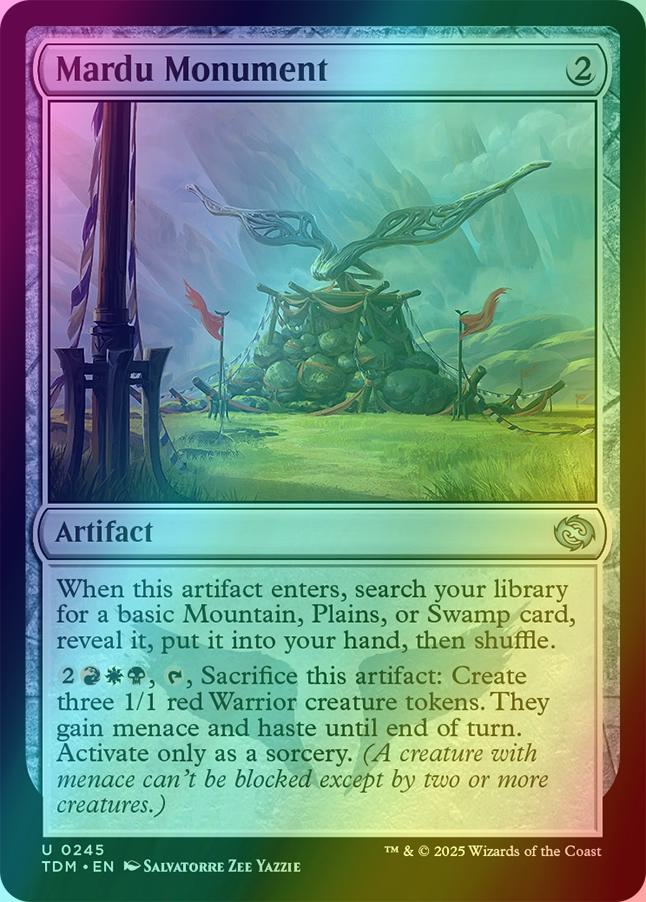 Mardu Monument [245] [Tarkir: Dragonstorm] [Foil]